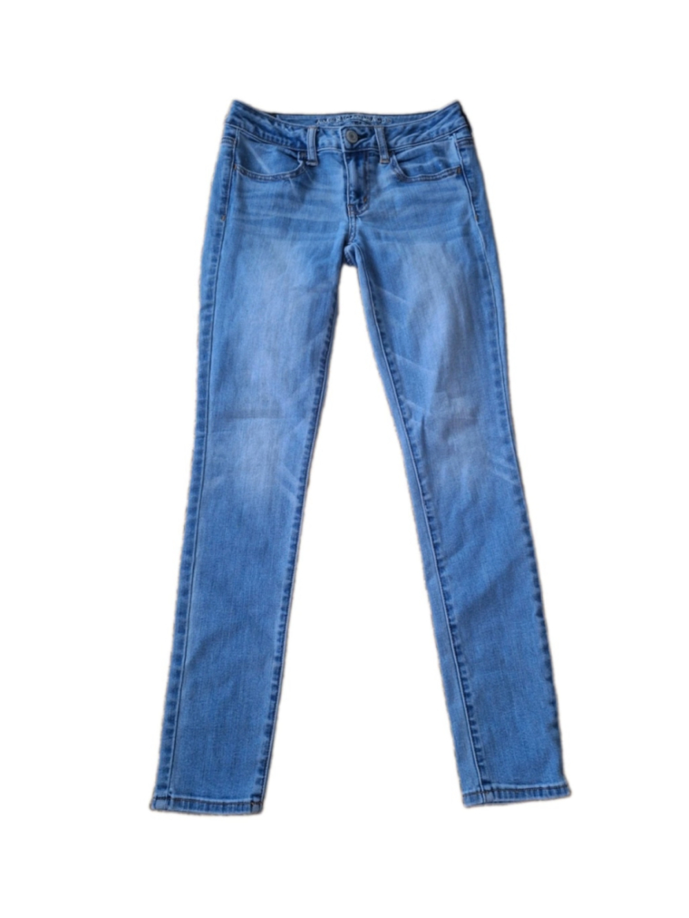American Eagle Outfitters Womens Jeans Jegging Super Stretch Size 4 Regular Blue